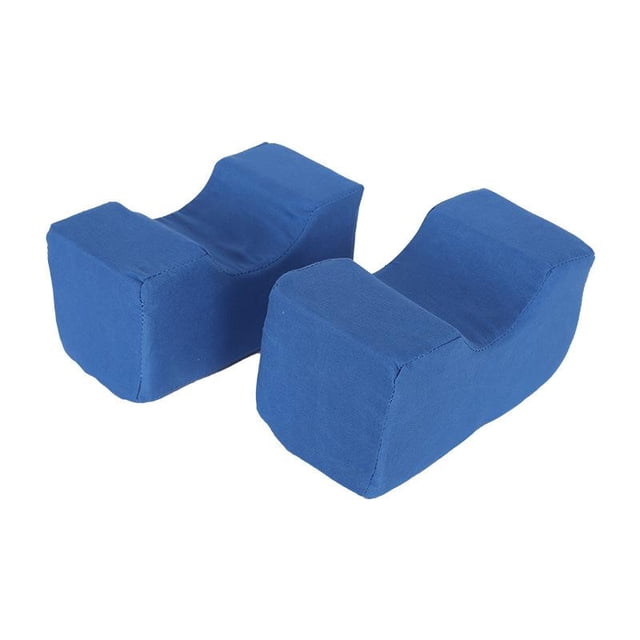 2pcs Foot Support Cushion Ankle Elevation Pillow for Bedridden Patients, Protective Anti-Collision Leg Lift Pad for Injuries,Foot Elevation Pillows,Comfortable Blue Ankle Cushion for Home Care