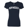 thumbnail image 2 of Wild Bobby State of New Mexico College Style Women Slim Fit Junior Tee, 2 of 6
