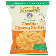 Annie's Homegrown Organic Cheddar Cheesy Smiles, 4oz, Pack of 12
