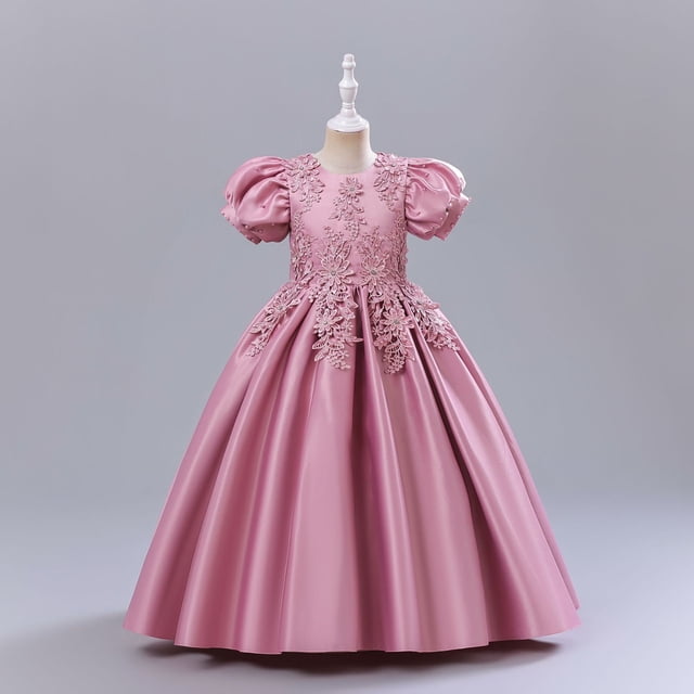 Vestido infantil Vestido de princesa Ropa infantil para niñas Ropa infantil grande Disfraces Vestido de noche de otoño