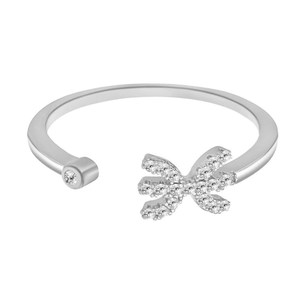 Anillos para mujer, regalos para mujer, anillo de las Doce Constelaciones, oro rosa galvanizado, diamante, anillo abierto para mujer, anillo para mujer
