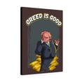 thumbnail image 4 of Greed Is Good Wall Street Canvas Wall Art - Bold Trader Motivation, 4 of 9