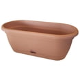 thumbnail image 1 of Bloem Llc LWB1846 18 in. Terra Cotta Lucca Self Watering Window Box, 1 of 1