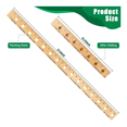 thumbnail image 3 of 30 Inch Wooden Plant Ruler, Foldable Seed Planting Ruler with Holes, Portable Garden Ruler with Plant Dibber Seedling, 3 of 5