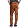 thumbnail image 2 of Victorious Men's Scrunch Stacked Biker Twill Jogger Pants JG882 - Dark Wheat - Medium, 2 of 6