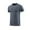 Gray, variant on Mens Quick Dry T Shirts Outdoor Athletic Breathable Shirt Round Neck Sporty Tees Training Running Workout Gym Tops