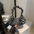 thumbnail image 4 of Bolso Mano Crescent Bag Mujer PU Cuero Leopard Print Hobo para Viajes Compras, 4 of 7
