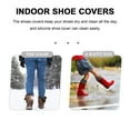 thumbnail image 2 of unbranded 1Par Cubrezapatos Impermeables Reutilizables Negros Para Camping Y, 2 of 5