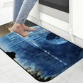 thumbnail image 4 of WERPE Death Star Square Floor Mat Kitchen Floor Mat Dog Doormat Absorbent Welcome Entrance Doormat for Home Entrance Outside Entry 19.68*47.24 in, 4 of 6