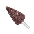 thumbnail image 3 of 1 Inch Cone Shape Flap Wheel Shank Mounted Tapered Cartridge Roll 80 Grits, 3 of 5