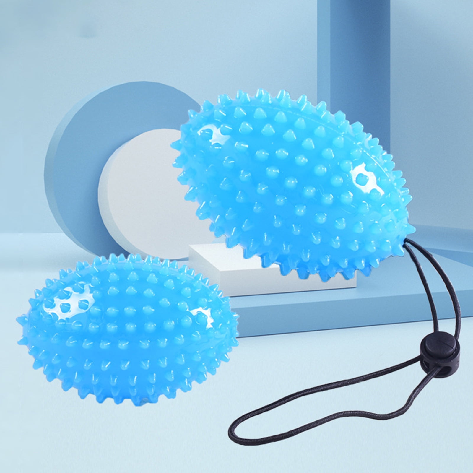 SPRING PARK Hand Grip Strength Trainer, Spiky Massage Balls for Back, Muscles and Hand Strengthener Exercise, Hand Grip Strengthening Ball for Athletes, Musicians & Physical Therapy