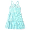 thumbnail image 3 of The Children's Place Girls Seashell Sleeveless Cross Back Tiered Dress, Sizes XS-XXL, 3 of 3