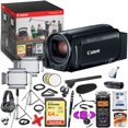 thumbnail image 1 of Canon VIXIA HF R80 Camcorder - Pro Filmmaker Kit - Includes Dual LED Lights - Headphones - Boom Mic and Pole - Sound Recorder with Memory Card Canon 1959C001-45, 1 of 9