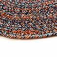 thumbnail image 5 of Super Area Rugs Farmhouse Braided Rug Navy, Light Blue, Red 4' x 4' 4' Round Navy, 5 of 6