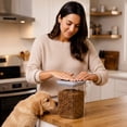 thumbnail image 4 of Airtight Dog Treat Jars, Dog Cat Food Storage Containers with Lids for Kitchen Pantry Organization, Keep Food Fresh Crispy 5*7.68In, 4 of 6