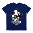 thumbnail image 1 of Playera Para Niño Lucasfilm Star Wars Cuello Redondo Manga Corta Talla 10 Azul Marino, 1 of 1