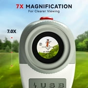 REDTIGER Laser Golf Range finder, 7X Magnification Clear View 1200 Yards Laser Hunting Rangefinder,… — $109.99 (31% off)
