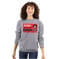 thumbnail image 3 of NASA Worm Logo Kennedy Space Center Sweatshirt for Men or Women Brisco Brands S, 3 of 6
