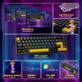 thumbnail image 2 of ATTACK SHARK X65 HE Wired Rapid Trigger Magnetic Switch 65% Mechanical Gaming Keyboard and R1 Mouse Combo,8KHZ Polling Rate,2.4Ghz Wireless/USB C/BT Lightweight Mice,18K DPI for Esport Gamer, 2 of 10