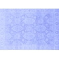 thumbnail image 1 of Ahgly Company Machine Washable Indoor Rectangle Oriental Blue Traditional Area Rugs, 7' x 10', 1 of 4