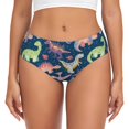 thumbnail image 1 of Balery Dinosaur Ropa Interior de Algodón para Mujer con Dibujo – Braguitas Cómodas y Elásticas, Estilo Clásico-Medium, 1 of 6