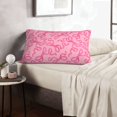 thumbnail image 6 of Fuzoiu pink bow Print Fuzzy Pillowcases, Super Soft Pillow Case Cover with Zipper for Bedroom, Sofa, Couch,Cozy Pillow Shams for All Seasons-14"x20", 6 of 6