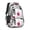 Multicolor Cat White, variant on Black Cat Silhouette White Pattern Backpack for School, Cute School Bag with Adjustable Shoulder Straps and Padded Back, 16.9"x12.6"x5.9"