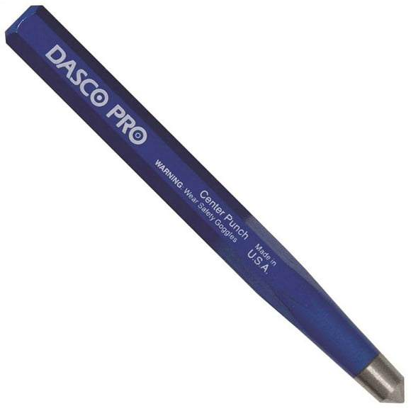 Dasco 532-0 Center Punch, 7/16 in Tip, 5 in L, High Carbon Steel