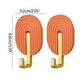 thumbnail image 3 of Hook- Self-adhesive Multi-function Towel Bathroom Hook Seamless Hook Door Back Bag Hook, 3 of 7