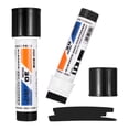 thumbnail image 1 of Uxcell Poster Markers, 2Pcs Large Capacity Permanent Huge Banners Posters Markers Bold Thick Chisel Tip Pen for Painting Drawing on Plastic Glass Wood Fabric Canvas, Black(1.2" Tip Width), 1 of 7