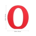 thumbnail image 3 of Vosarea Wooden Love Sign Decor Red Color Simple Design for Home Office Hotels Restaurants 4 Letters, 3 of 6