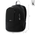 thumbnail image 3 of TOTTO Mochila Ergonómica Grande Porta Laptop 14 Repelente a Líquidos | Escuela - Oficina - Viaje | 2 negro G, 3 of 8