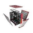 thumbnail image 4 of MONTECH KING 95 PROATX Mid-Tower Computer Case with ARGB PWN Fans, Red, 4 of 5