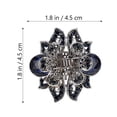 thumbnail image 2 of MERRYHAPY Set of 3 Zinc Alloy Hair Clips, Stylish Decorative Hairpins for Makeup, Daily Wear, and Home Use Accessories, 2 of 8
