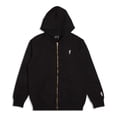 thumbnail image 2 of Carrots By Anwar Carrots Men's Wordmark Embroidered Full Zip Hoodie Sweatshirt (Medium, Black), 2 of 6