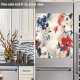 thumbnail image 6 of Dishwasher Magnetic Sticker 23x26 Inch Refrigerator Magnetic Sticker Washing Machine Magnetic Sticker Kitchen Panel Magnetic Sticker Home Decor Beautiful Red and Blue Flowers, 6 of 6