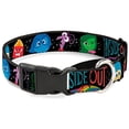 thumbnail image 1 of buckle-down inside out emotion expressions every day is full of emotions disney martingale plastic clip collar, 1 of 1