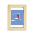 thumbnail image 1 of Computer Box Giraffe Keyboard Desktop Display Photo Frame Picture Art Painting 5x7 inch, 1 of 3