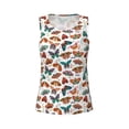 thumbnail image 4 of Lsque Colorful Butterfly Printed Workout Tank Tops for Women, Athletic Sports Tank Tops, Compression Sleeveless Dry Fit Shirts,Sleeveless Yoga Shirt-Large, 4 of 9