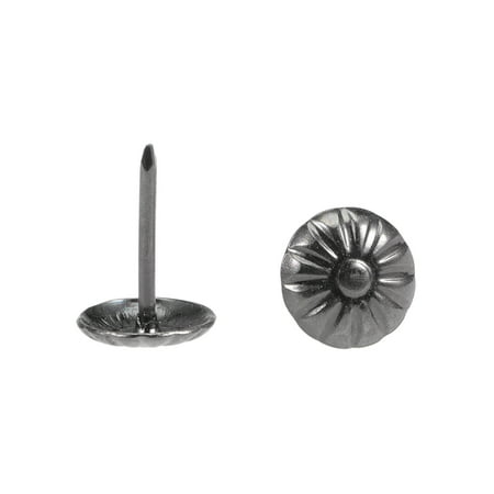 

Upholstery Nails Tacks 7/16-Inch Head Dia Antique Round Thumb Push Pins Black 80 Pcs