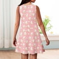 thumbnail image 5 of LTTVQM Girls Easter Dress 2026 Rabbit Egg Graphic Cute Sleeveless Sundresses Comfortable Crew Neck Midi Dress Lightweight A-Line Dresses Pink 5-6 Years, 5 of 5