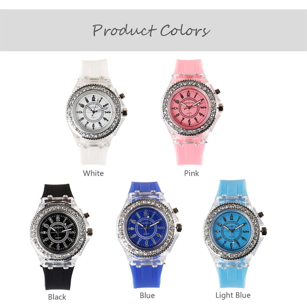 ladies watch with backlight