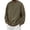 Army Green -AO15, variant on Mens Acid Wash Cotton Long Sleeve Loose Fit Casual Pullover Vintage Relaxed Fit Crewneck Shirt Coffee L
