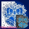 thumbnail image 4 of Christmas Bow Bell Edge Metal Die Cuts,Merry Christmas Bowtie Snowflower Card Cutting Dies Cut Stencils DIY Scrapbooking Album Decorative Embossing Paper Dies Festival Card Making, 4 of 6