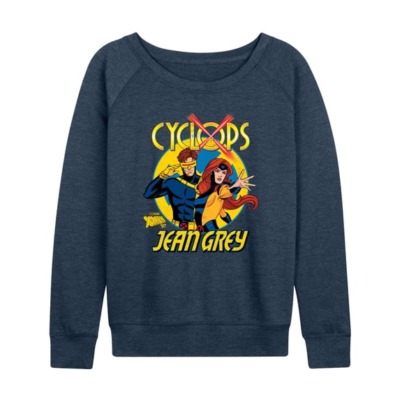X-Men - Cyclops And Jean Grey - Women's French Terry Long Sleeve Pullover