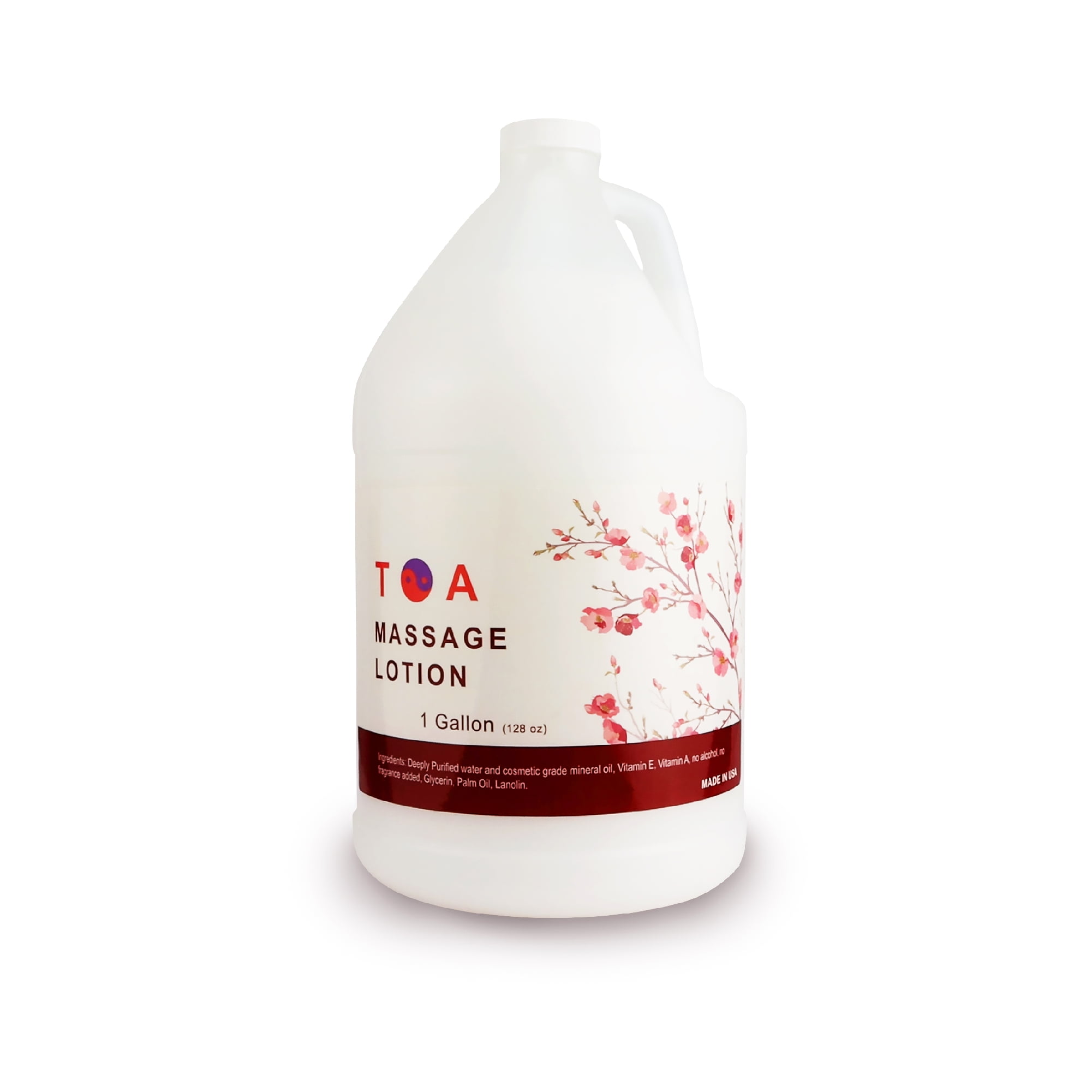 TOA Unscented Massage Lotion Body Moisturizing Gallon Bottle (1 Gallon