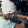 thumbnail image 6 of NEFF Mens Black Logo Acrylic Fitted Beanie Hat Cap, 6 of 7