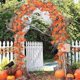 thumbnail image 5 of 12 Strands Fall Maple Leaves Autumn Ivy Garland Artificial Maple Vines Garland for Thanksgiving,Chri, 5 of 5