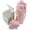 pink, variant on 500ml Food-Grade Silicone Collapsible Water Bottle, Leak-Proof Portable Foldable Flask for Outdoor Sports Travel