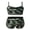 Camouflage, variant on YEAHDOR Kids Girls Two Piece Dance Outfit Set Crop Top with Shorts Fitness Workout Athletic Set